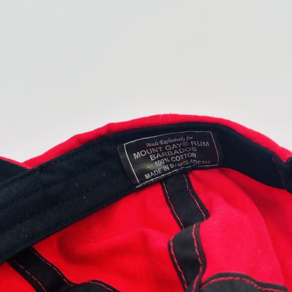 Mount Gay Barbados Rum Hat Red Strapback 2014 Bayfield Race Week Regatta Sailing - Picture 6 of 6